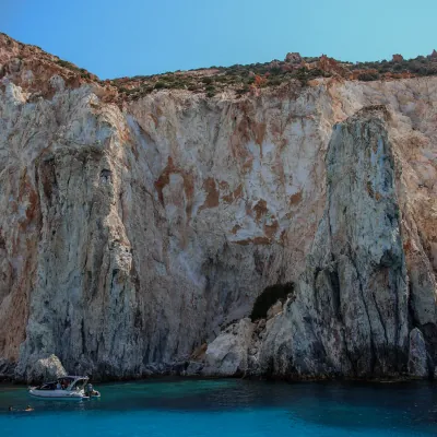 Polyaigos crystal blue waters